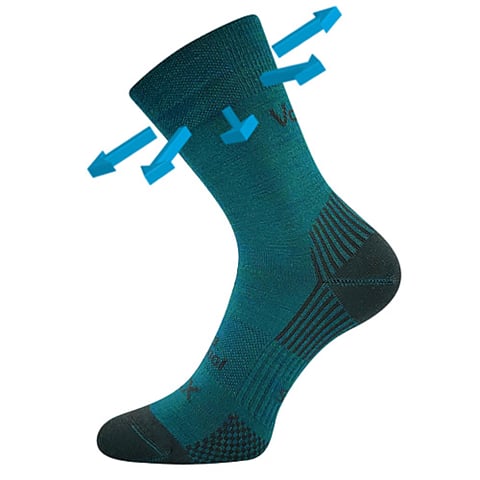 Ponožky VoXX OPTIMUS modro-zelená 35-38 (23-25)