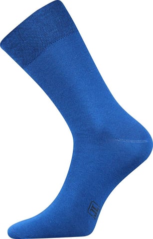 Barevné společenské ponožky Lonka DECOLOR modrá 39-42 (26-28)