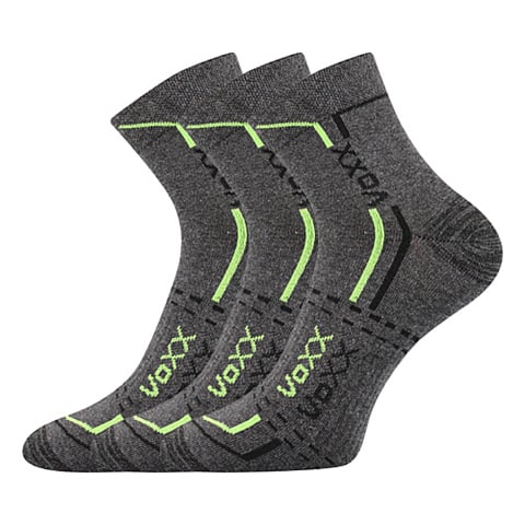 Ponožky FRANZ 03 tmavě šedá melé 43-46 (29-31)