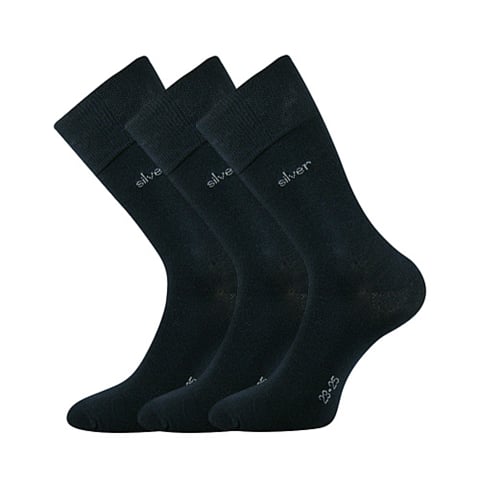 Společenské ponožky Lonka DESILVE tmavě modrá 35-38 (23-25)
