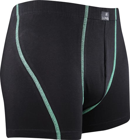 Pánské boxerky KAMIL černá-zelená XL