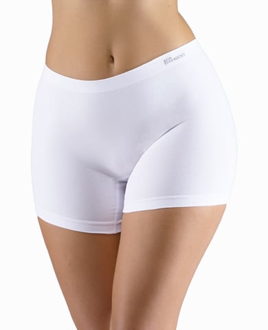 Dámské kalhotky s nohavičkou GINA 03018P bílá L/XL