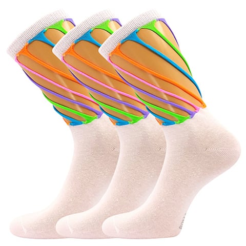 Dámské a dívčí ponožky DESDEMONA růžová 30-34 (20-22)