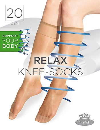 Punčochové podkolenky RELAX knee-socks 20 DEN
