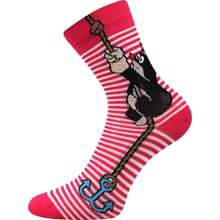 Ponožky Krtek kotva / magenta