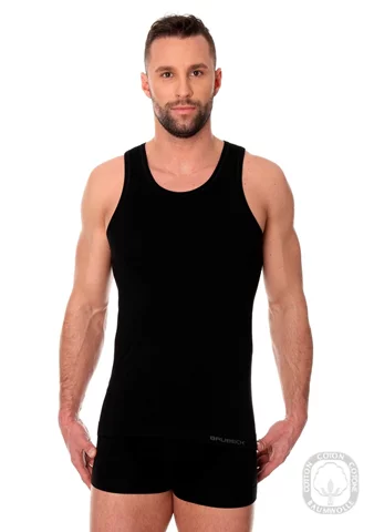 Pánské tílko Cotton TA00540A BRUBECK černá XL