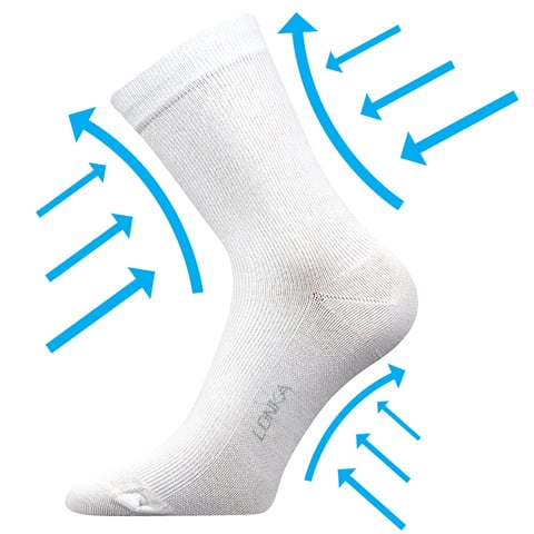 Kompresní ponožky KOOPER bílá 43-46 (29-31)