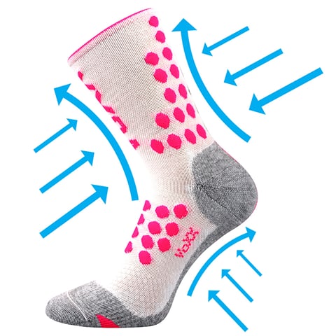 Kompresní ponožky VoXX FINISH bílá 35-38 (23-25)