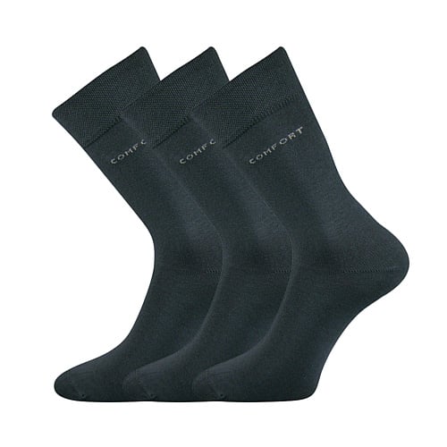 Bavlněné ponožky COMFORT tmavě šedá 43-46 (29-31)