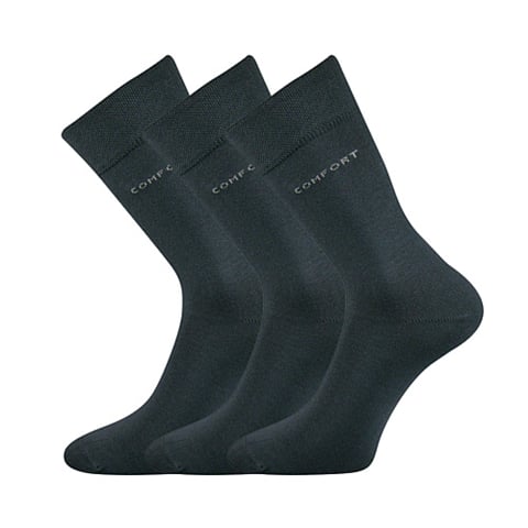 Bavlněné ponožky COMFORT tmavě šedá 39-42 (26-28)