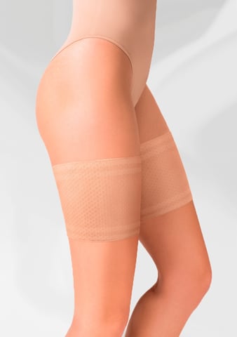 Dámský samodržící stehenní pás Thigh 511 GABRIELLA beige (j.bez) M/L