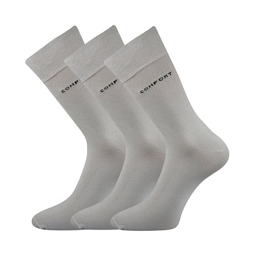 Bavlněné ponožky COMFORT světle šedá 47-50 (32-34)