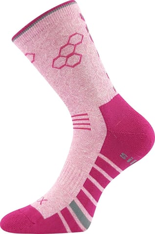 Ponožky VoXX VIRGO růžová melé 35-38 (23-25)