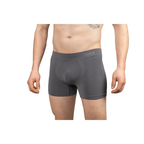 Pánské boxerky VoXX BAMBOO SEAMLESS 030 tmavě šedá