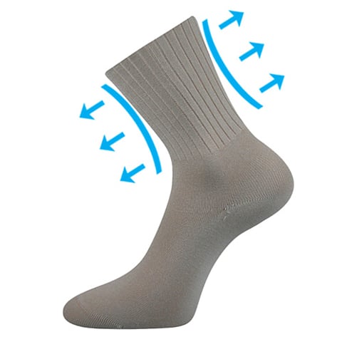 Zdravotní ponožky DIARTEN světle šedá 35-37 (23-24)