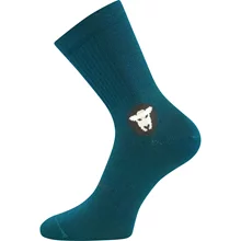 Ponožky VoXX BAREFOOTAN MERINO modro-zelená