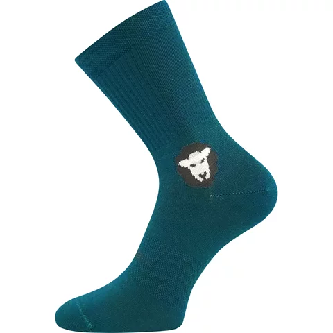 Ponožky VoXX BAREFOOTAN MERINO modro-zelená