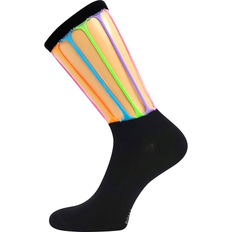 Ponožky letní s průstřihy DESDEMONA černé (1 pár)