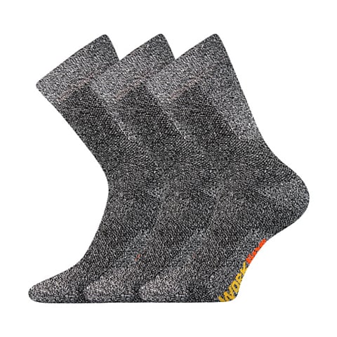 Pracovní ponožky PRACAN šedá melé 35-38 (23-25)