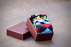 Dárková krabička ponožek WOODOO MIX B