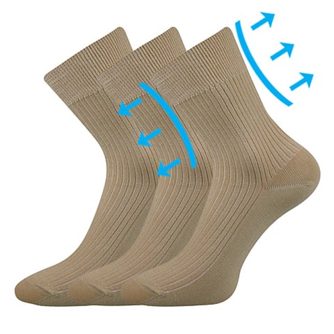 Ponožky VIKTORKA béžová 35-37 (23-24)
