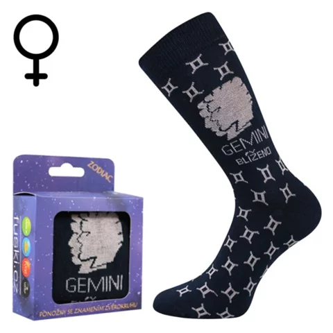 Ponožky se znamením - ZODIAC BLÍŽENCI dámské