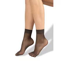 Punčochové ponožky LADY SOCKS 17 DEN / 2 páry fumo