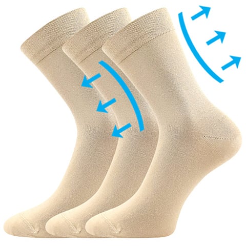 Ponožky Lonka DRMEDIK béžová 35-38 (23-25)