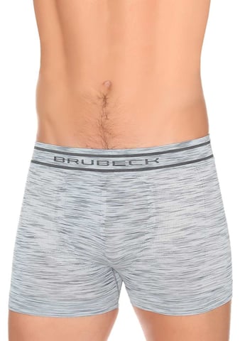 Pánské boxerky BX10780 BRUBECK fusion šedá světlá M