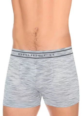Pánské boxerky BX10780 BRUBECK fusion šedá světlá S