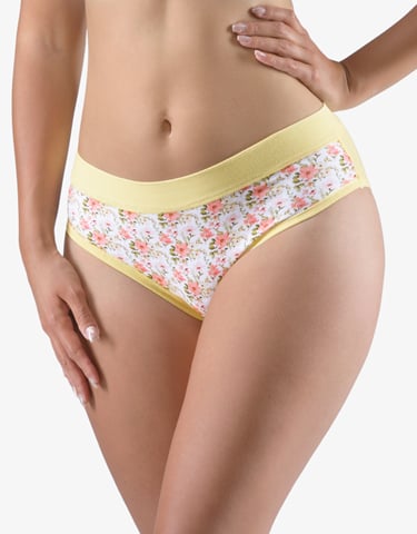 Dámské klasické kalhotky GINA 10277P šampaň maracuja L/XL Dámské klasické kalhotky GINA 10277P šampaň maracuja L/XL