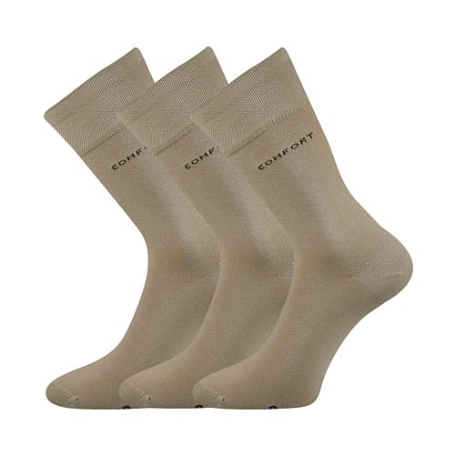 Bavlněné ponožky COMFORT béžová 47-50 (32-34)