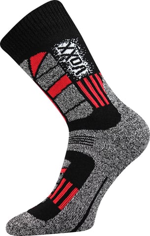 Ponožky VoXX Traction I červená 43-46 (29-31)