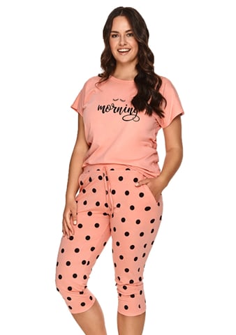 Dámské nadměrné pyžamo Rada 2695/1 TARO růžová (pink) XXL