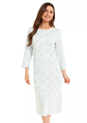 Dámská noční košile 161/53 REGINA zelená mint XL