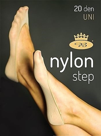 Punčochové ťapky NYLON STEP 20 DEN / 2 páry