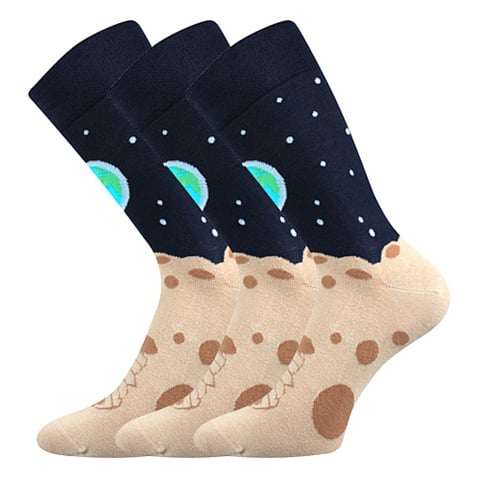 Společenské ponožky Lonka TWIDOR vesmír 43-46 (29-31)