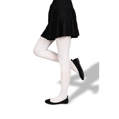 Dívčí punčochové kalhoty GIRL MICRO TIGHTS 50 DEN bianco