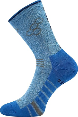 Ponožky VoXX VIRGO světle modrá melé 43-46 (29-31)