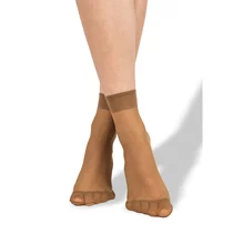 Punčochové ponožky NYLON SOCKS 20 DEN / 2 páry visone