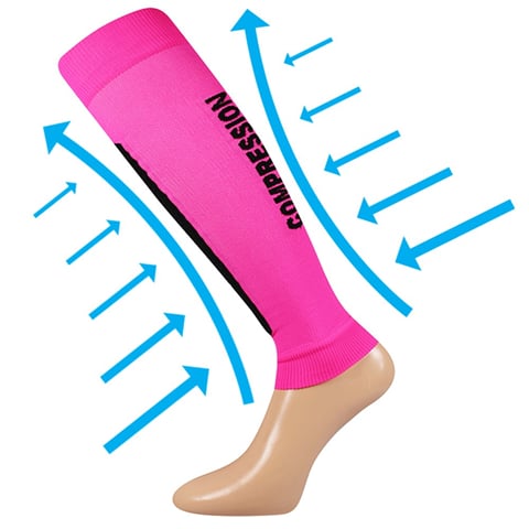 Kompresní návlek VoXX FLEX neon růžová