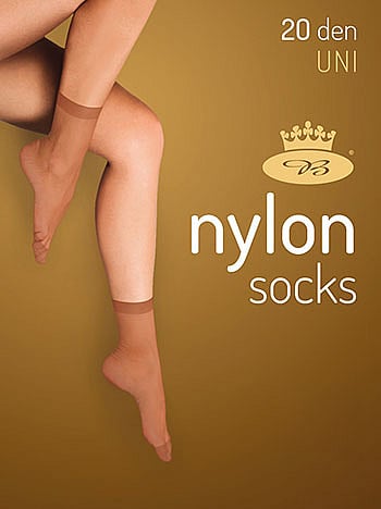 Punčochové ponožky NYLON SOCKS 20 DEN / 5 párů