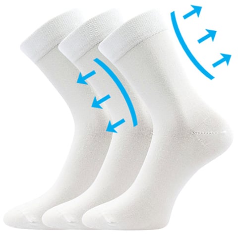 Ponožky Lonka DRMEDIK bílá 43-46 (29-31)