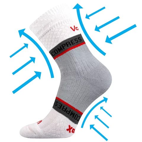 Kompresní ponožky VoXX FIXAN bílá