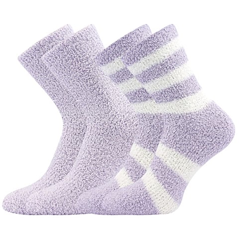 Ponožky 37581 - SVĚTLANA světle fialová 35-41 (23-27)