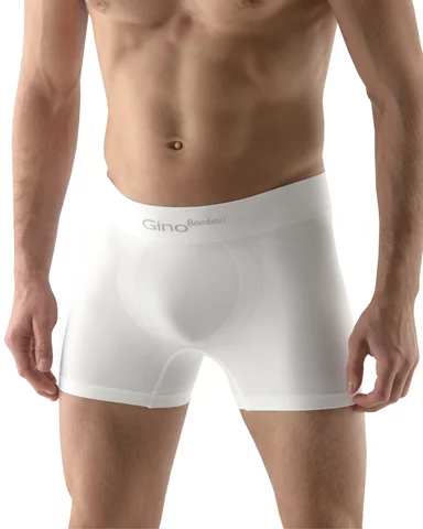 Pánské boxerky s delší nohavičkou GINO 54004P bílá XL/XXL
