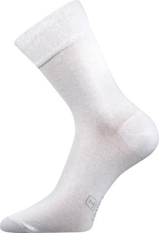 Ponožky společenské Lonka DASILVER bílá 39-42 (26-28)