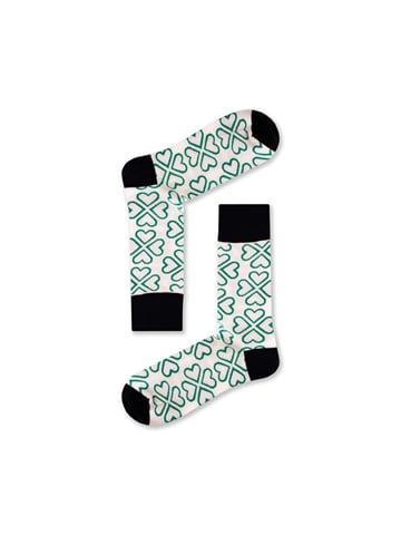 Ponožky LØVE+FUN SOCKS - LUCKY LEAF