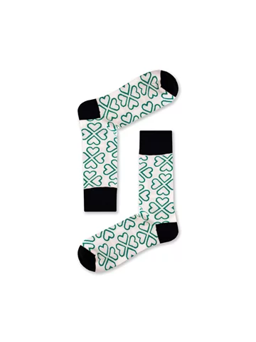 Ponožky LØVE+FUN SOCKS - LUCKY LEAF