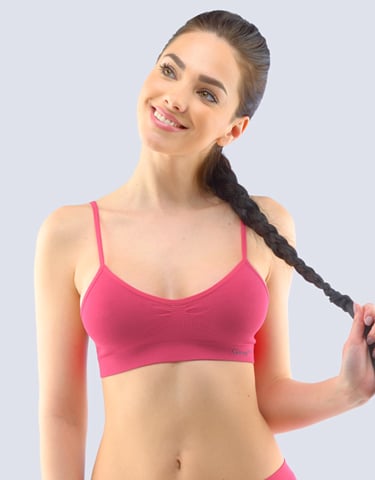 Dámský top s úzkými ramínky GINA 07010P purpurová S/M Dámský top s úzkými ramínky GINA 07010P purpurová S/M